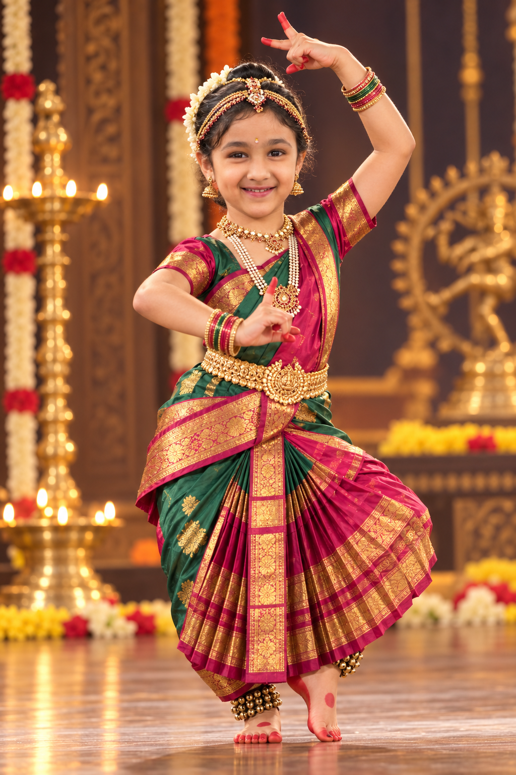 Indian classical dance celebration.
