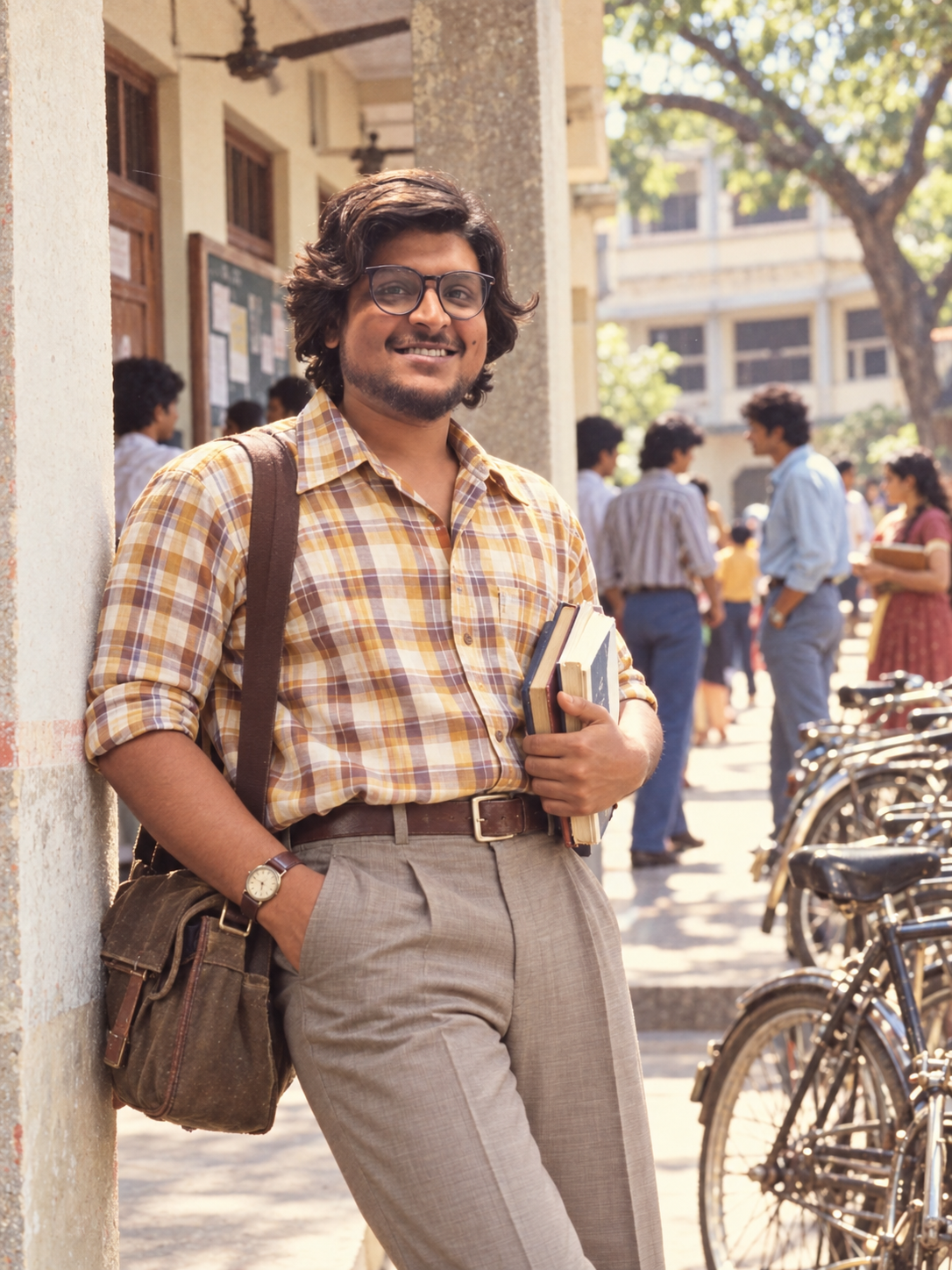 1980s South Indian college